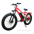 Bicicletta elettrica per adulti con telaio in alluminio a pneumatici larghi